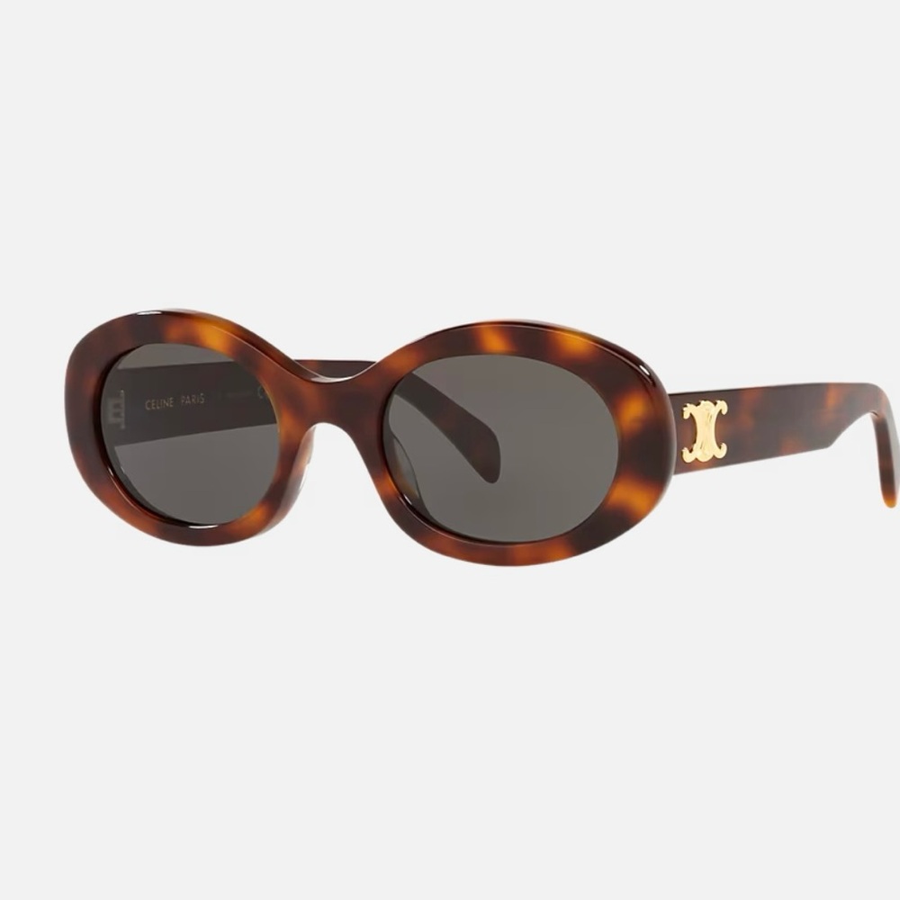Celine Triomphe Tortoise Sunglasses